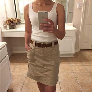 Aventura organic tan skirt
